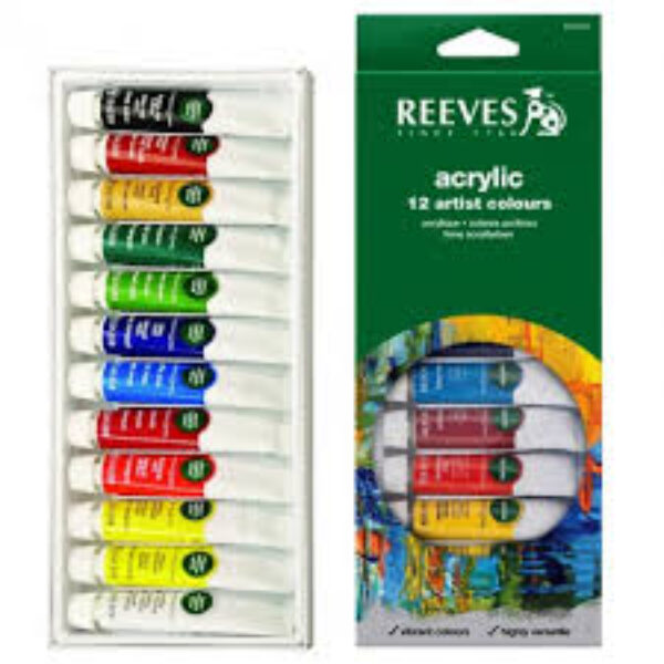 Acrylic Paints- Reeves 12's