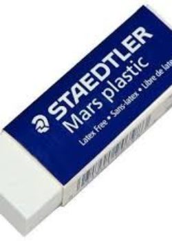 Eraser- Plastic White