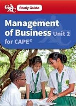 CAPE Management of Business Study Guide Unit 2