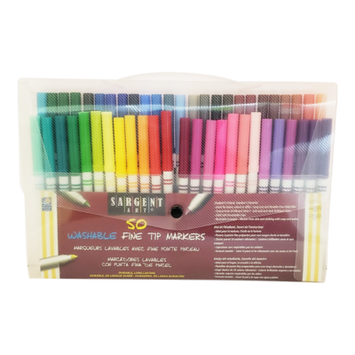 Markers Washable - Fine Tip 50pcs