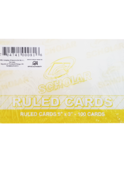 INDEX – Ruled Cards (5″ x 3″)